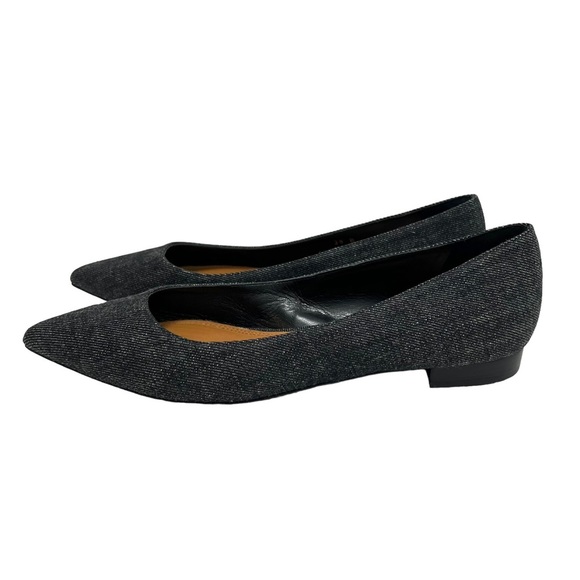 Ralph Lauren Collection Purple Label Pointed Toe Flats Fabric Women’s Size 38 - Picture 5 of 11